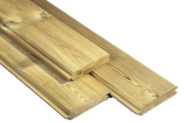 Tuinhout blokhout tand en groef Essen, Houthandel Van Den Berg